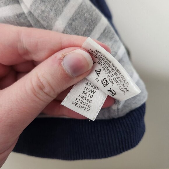 HANNA ANDERSSON Blue Hooded Zip Jacket - Picture 5 of 6